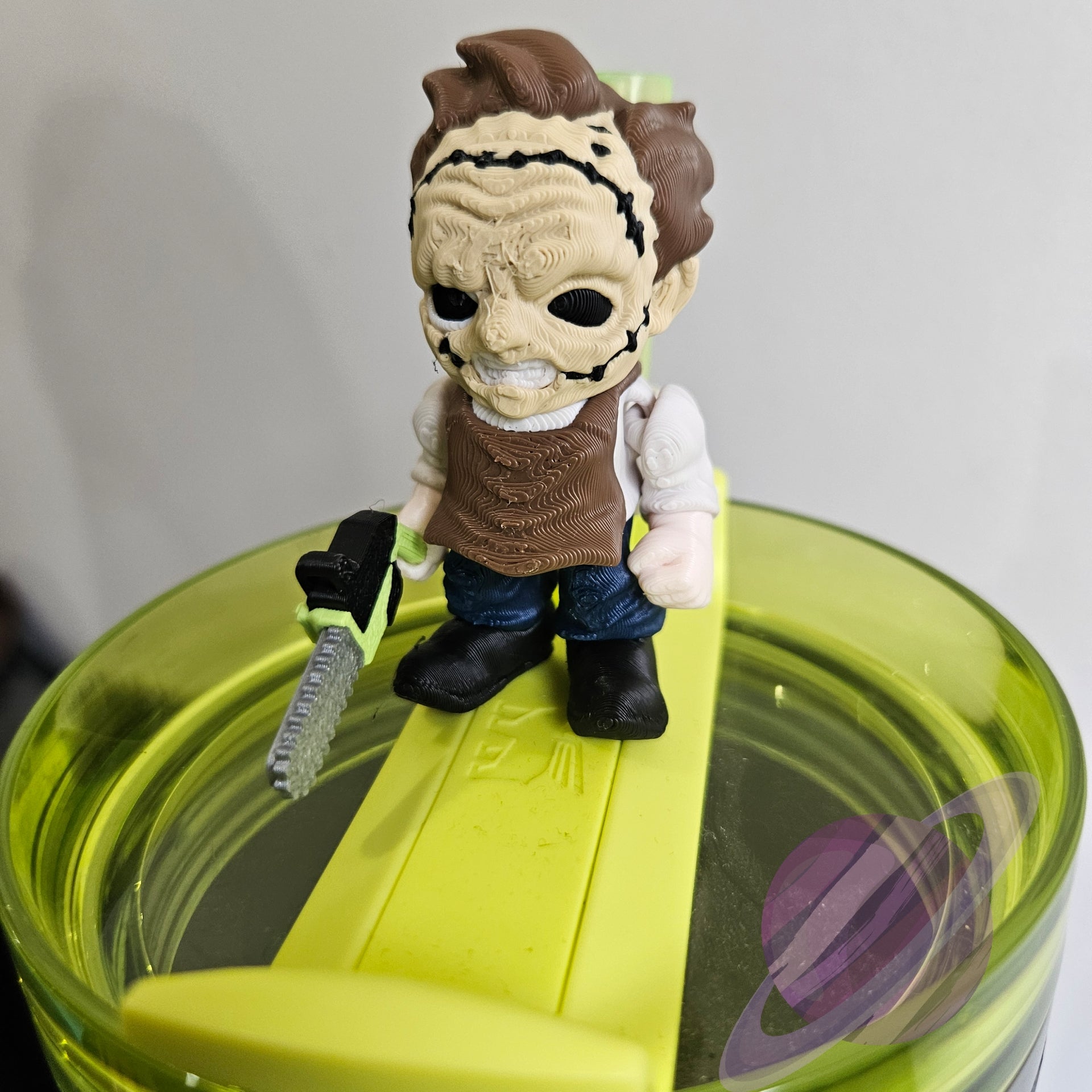 CHAINSAW GUY-3D PRINTED STRAW BUDDY-Stay Foxy Boutique, Florissant, Missouri