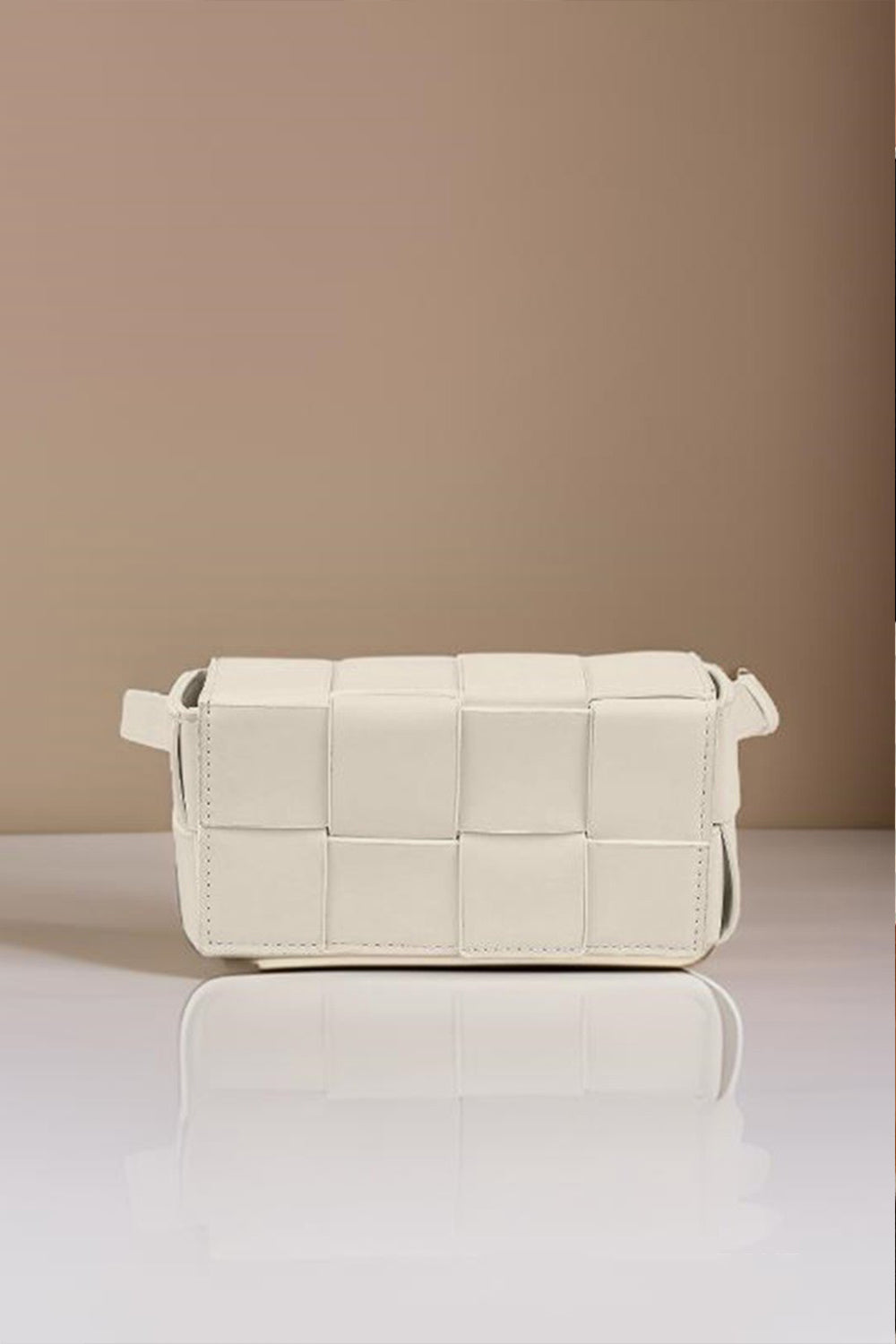 Zenana Vegan Leather Woven Crossbody Bag-Stay Foxy Boutique, Florissant, Missouri