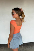 PREORDER: Out and About Cap Sleeve Top-Womens-Stay Foxy Boutique, Florissant, Missouri