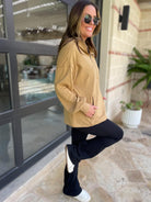 Hendrick Half Zip Hoodie in Nine Colors-Womens-Stay Foxy Boutique, Florissant, Missouri