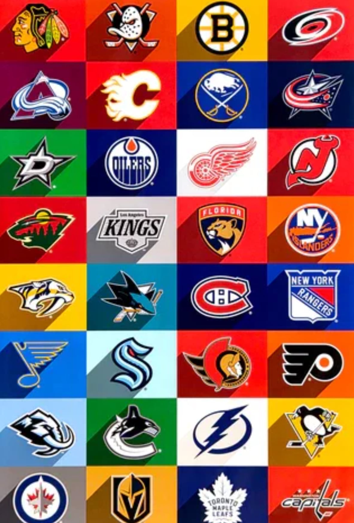 HOCKEY FAV TEAMS-3D PRINTED CUSTOM 12 OUNCE CAN HOLDERS-Stay Foxy Boutique, Florissant, Missouri