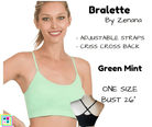 Cross Back Bralette - Green Mint-Bralette-Stay Foxy Boutique, Florissant, Missouri