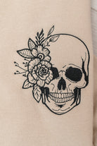 PREORDER: Embroidered Floral Skull Sweatshirt-Womens-Stay Foxy Boutique, Florissant, Missouri