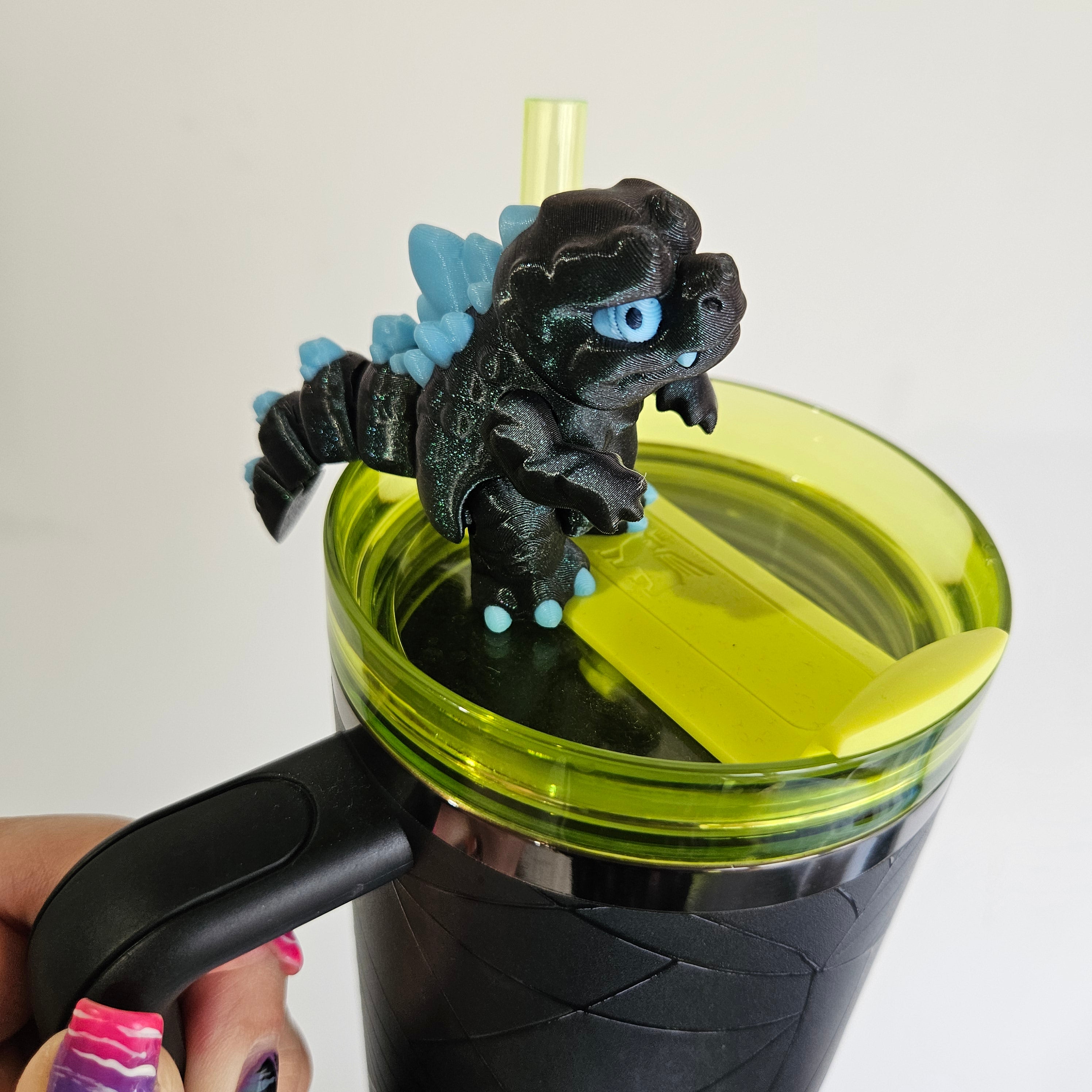 MONSTER KING-3D PRINTED STRAW BUDDY-GLOW IN THE DARK-Stay Foxy Boutique, Florissant, Missouri