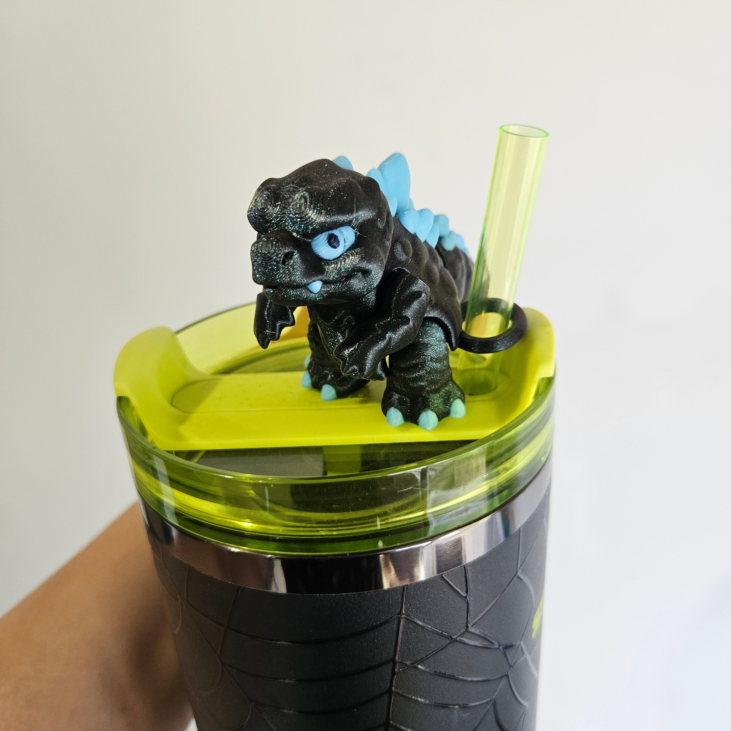 MONSTER KING-3D PRINTED STRAW BUDDY-GLOW IN THE DARK-Stay Foxy Boutique, Florissant, Missouri