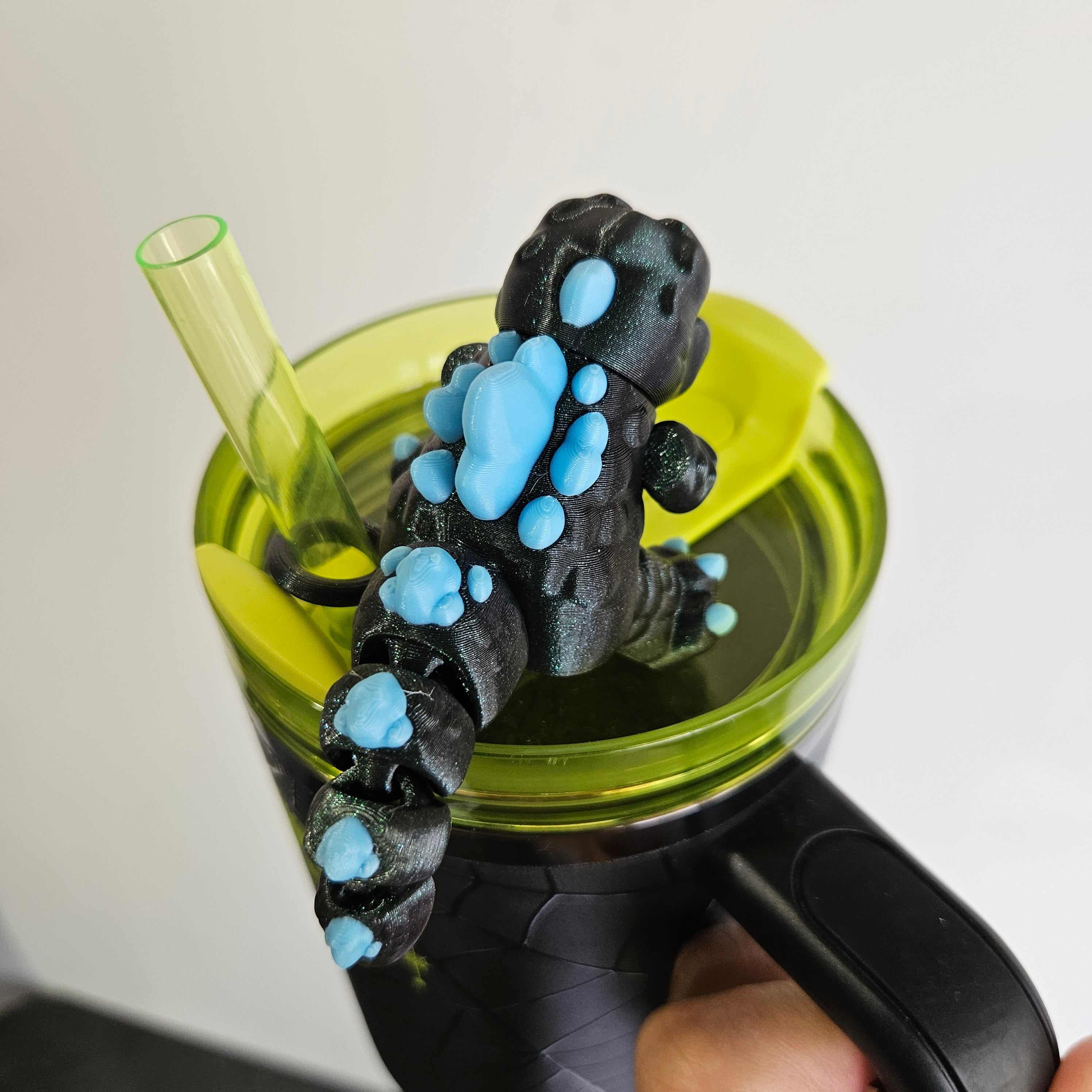 MONSTER KING-3D PRINTED STRAW BUDDY-GLOW IN THE DARK-Stay Foxy Boutique, Florissant, Missouri