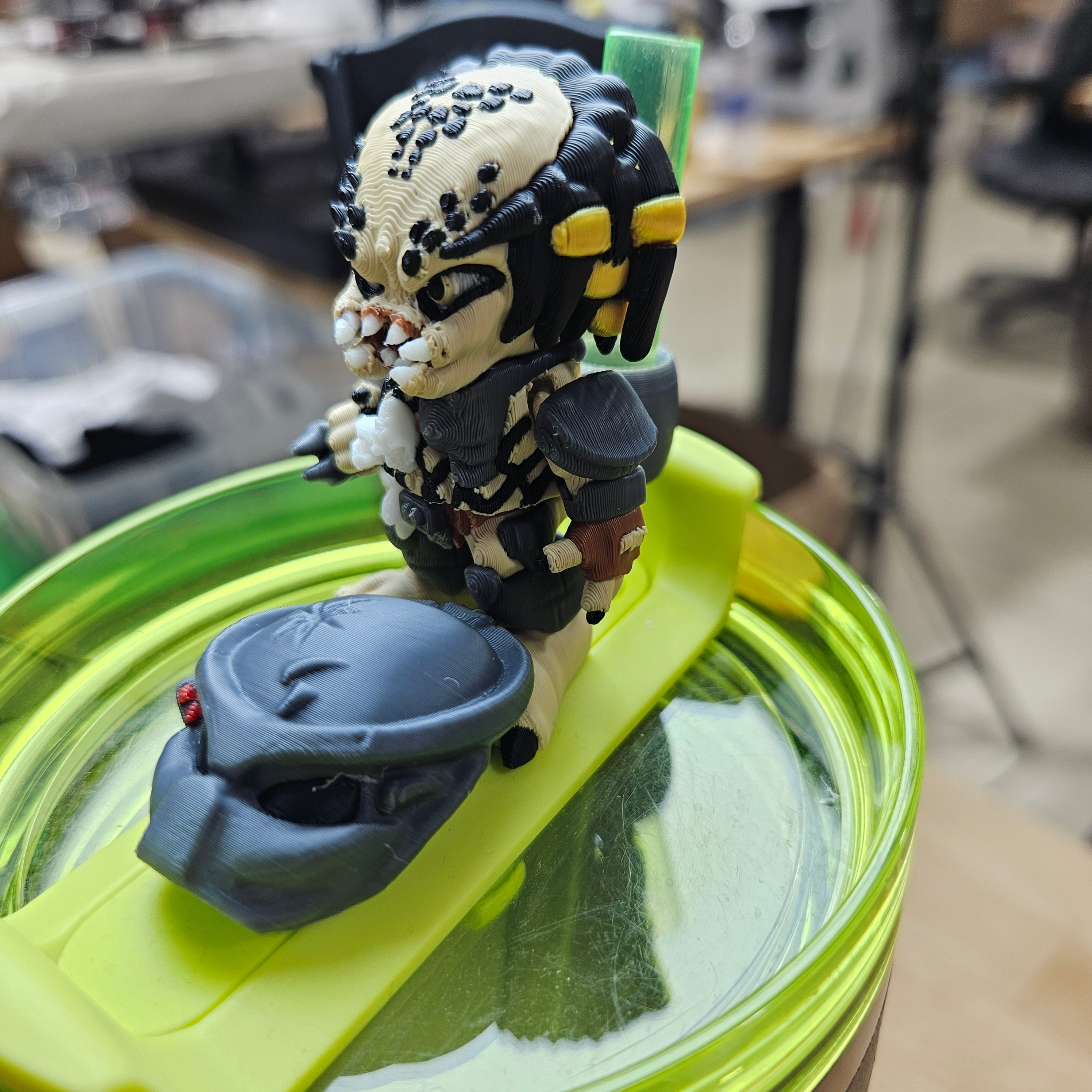 PRED ALIEN-3D PRINTED STRAW BUDDY-Stay Foxy Boutique, Florissant, Missouri