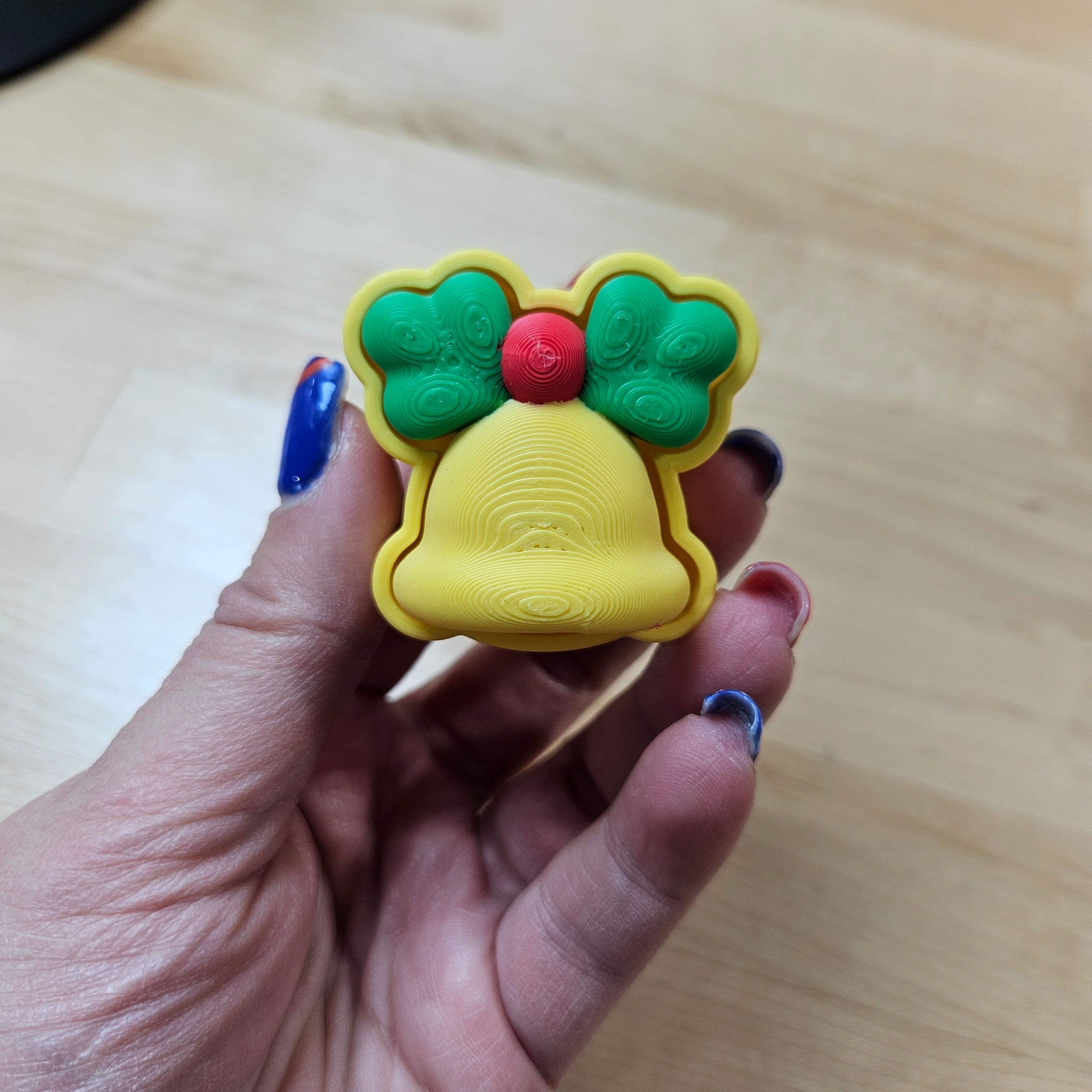 6 PACK- 3D PRINTED HOLIDAY CLICKER FIDGETS-Stay Foxy Boutique, Florissant, Missouri