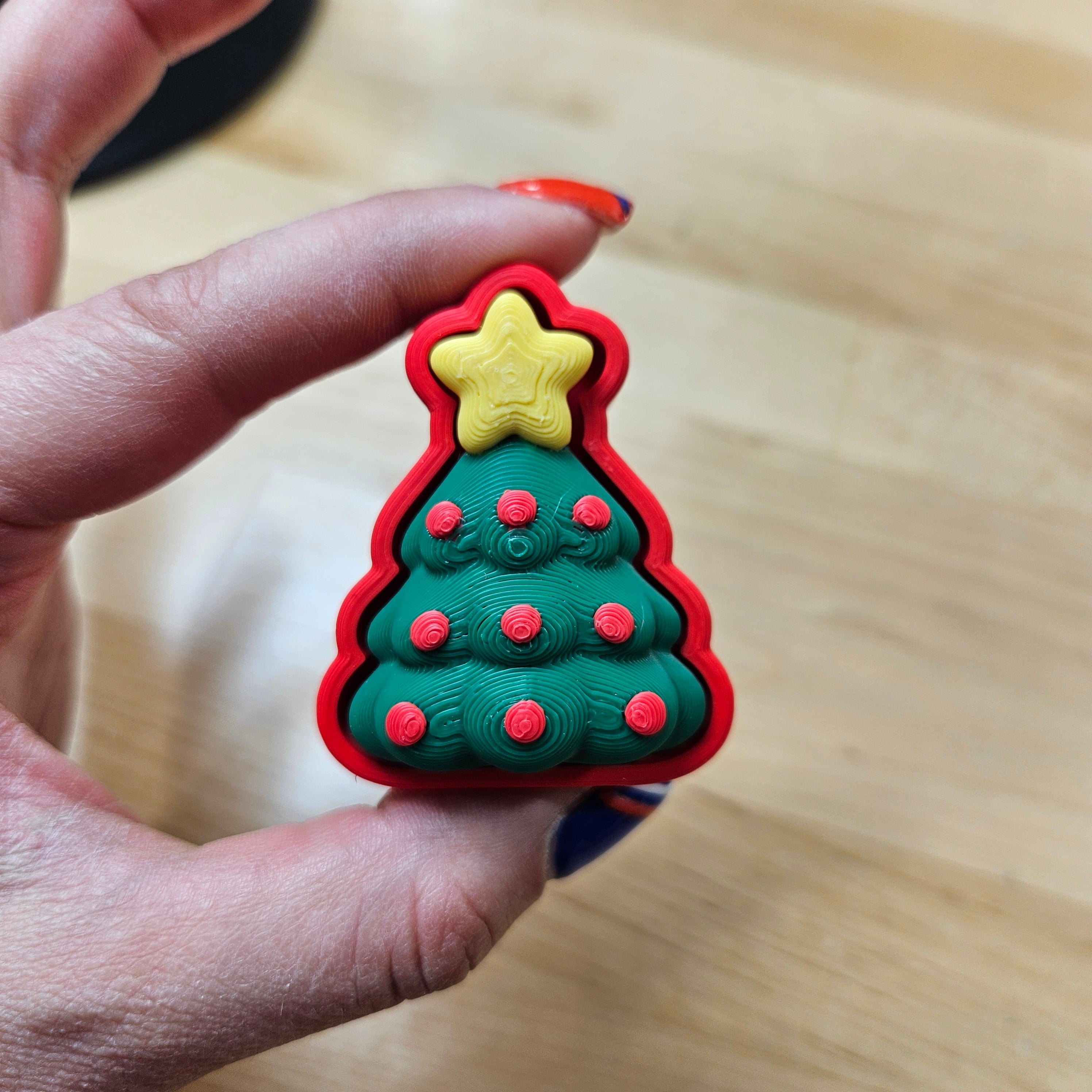 6 PACK- 3D PRINTED HOLIDAY CLICKER FIDGETS-Stay Foxy Boutique, Florissant, Missouri