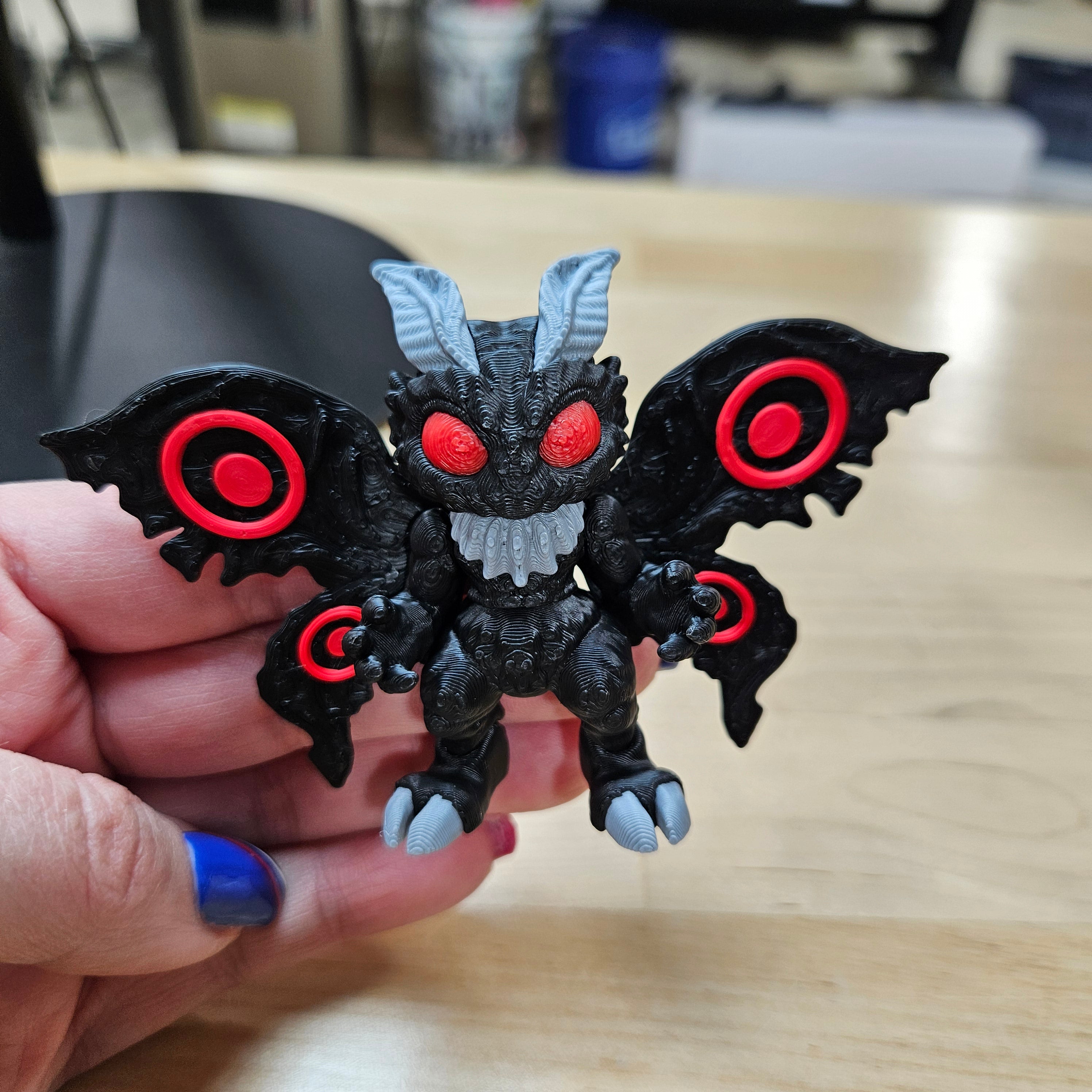 MOTH MAN-3D PRINTED STRAW BUDDY-Stay Foxy Boutique, Florissant, Missouri