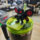 MOTH MAN-3D PRINTED STRAW BUDDY-Stay Foxy Boutique, Florissant, Missouri