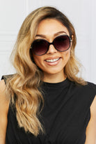 Metal-Plastic Hybrid Full Rim Sunglasses-Stay Foxy Boutique, Florissant, Missouri