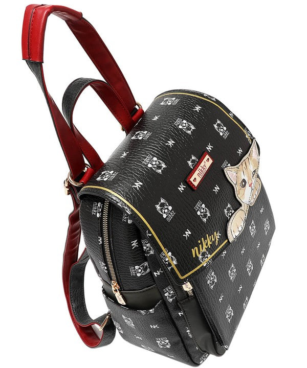 Nicole Lee USA Cat Eco-Leather Convertible Backpack Bag-Stay Foxy Boutique, Florissant, Missouri