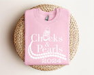 Chucks and Pearls White Graphic T shirt-Graphic T-Stay Foxy Boutique, Florissant, Missouri