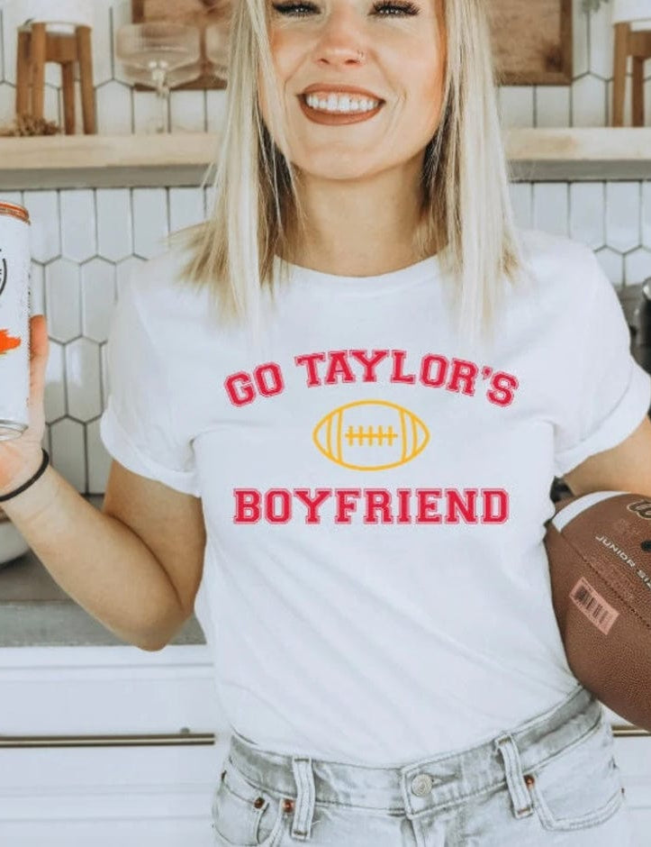 Go Taylor’s Boyfriend Graphic T-Graphic T-Stay Foxy Boutique, Florissant, Missouri