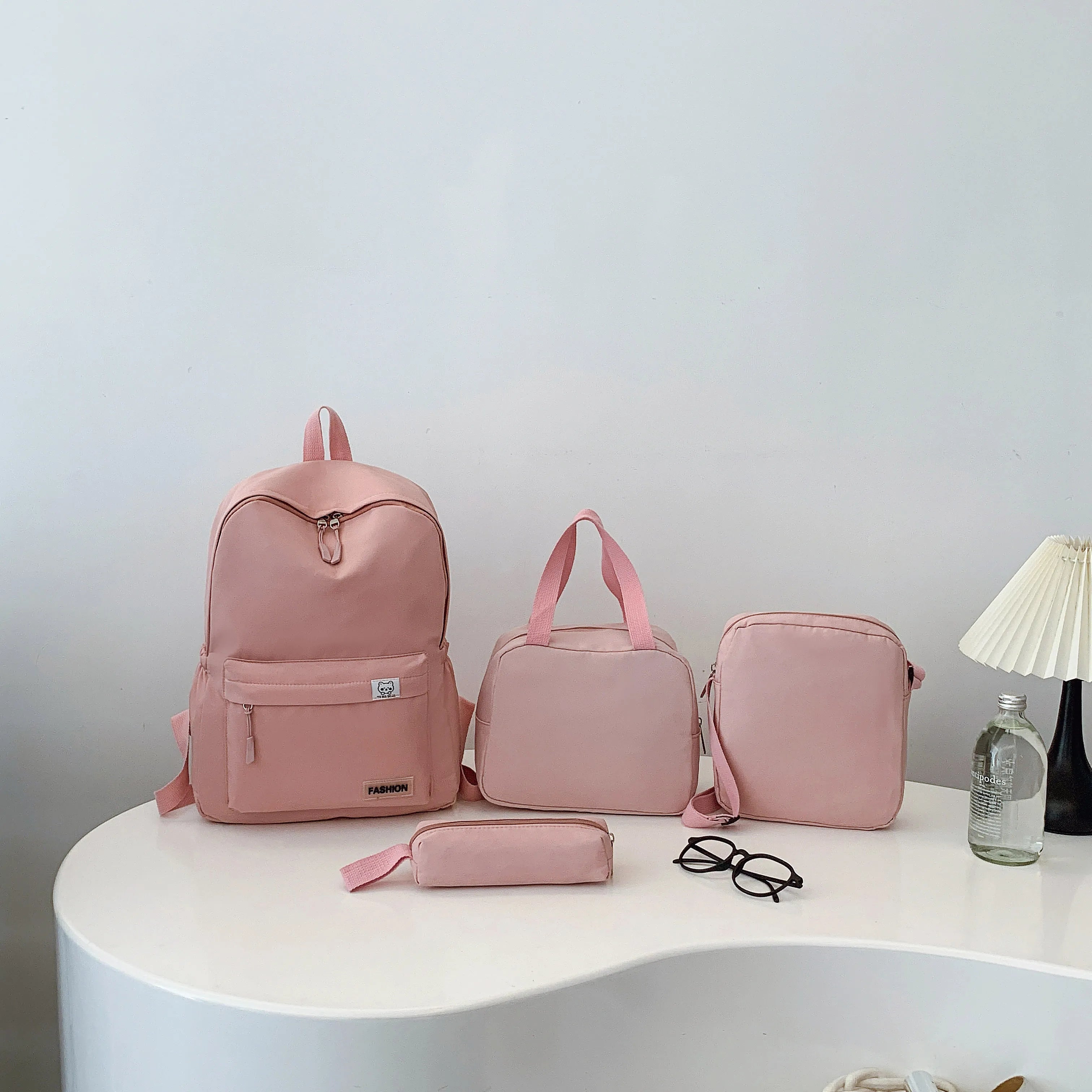 4-Piece Canvas Bag Set-Stay Foxy Boutique, Florissant, Missouri