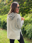 Best Selling Touch Of Fall Thermal Hoodie in Five Colors-Womens-Stay Foxy Boutique, Florissant, Missouri