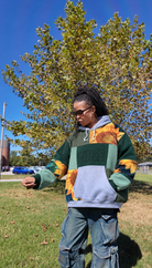 Sunflower Patchwork Hoodie | STAY Bold 2 Scoops-Stay Foxy Boutique, Florissant, Missouri