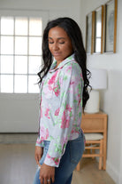 Thinking On It Open Back Floral Top-Tops-Stay Foxy Boutique, Florissant, Missouri