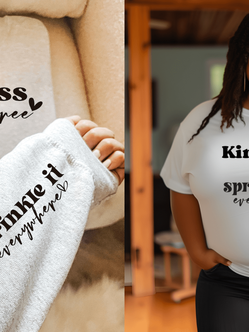 Kindness Graphic T (Image on arm if you choose long sleeve)-Graphic T-Stay Foxy Boutique, Florissant, Missouri