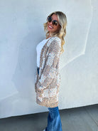 PREORDER: Checkered Miley Dot Cardigan in Four Colors-Womens-Stay Foxy Boutique, Florissant, Missouri