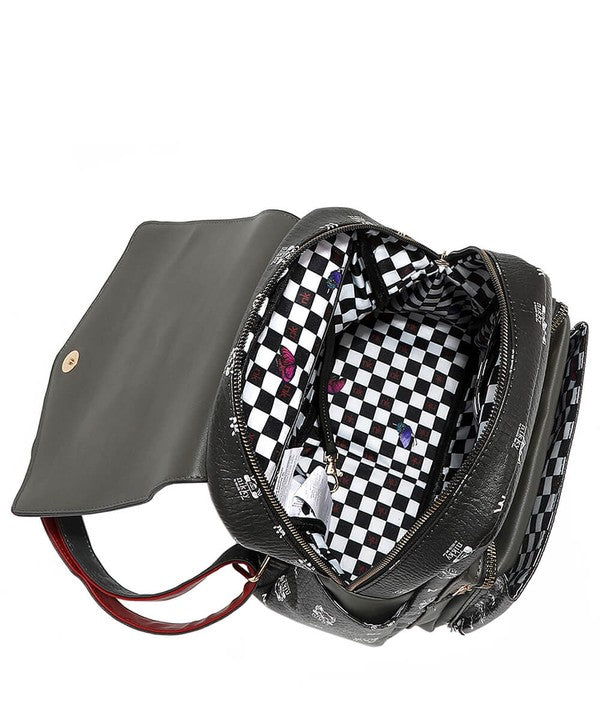 Nicole Lee USA Cat Eco-Leather Convertible Backpack Bag-Stay Foxy Boutique, Florissant, Missouri