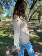 PREORDER: Best Selling Elliott Exposed Seam Sweatshirt in Five Colors-Womens-Stay Foxy Boutique, Florissant, Missouri