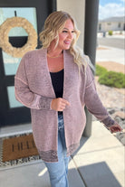 PREORDER: Contrast Trim Knit Cardigan in Four Colors-Womens-Stay Foxy Boutique, Florissant, Missouri