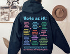 Vote As If Graphic T shirt (this image will go on the back unless you note in the note area you want it on the front)-Graphic T-Stay Foxy Boutique, Florissant, Missouri