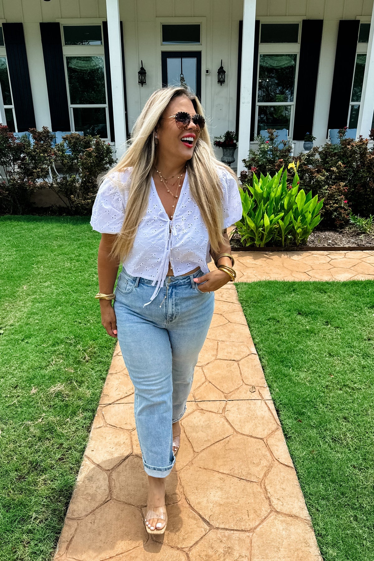 PREORDER: Alexie Straight Leg Cropped Jeans-Womens-Stay Foxy Boutique, Florissant, Missouri
