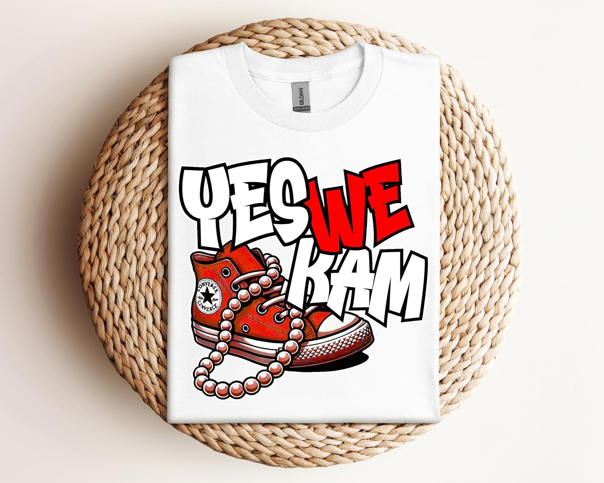 Yes We Kam Red Graphic T-Graphic T-Stay Foxy Boutique, Florissant, Missouri