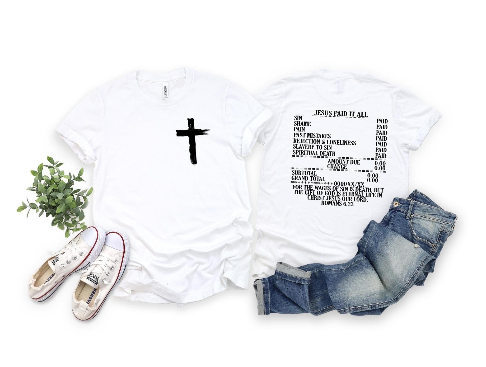 Paid It All Graphic T-Graphic T-Stay Foxy Boutique, Florissant, Missouri