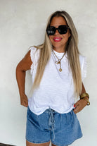PREORDER: Sweet Lace Days Tee-Womens-Stay Foxy Boutique, Florissant, Missouri