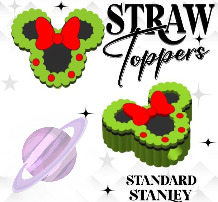 EAR WREATHE- 3D PRINTED STRAW CHARM-Stay Foxy Boutique, Florissant, Missouri