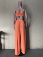 Full Size Asymmetrical Hem Cami and Pants Set Plus Size-Stay Foxy Boutique, Florissant, Missouri