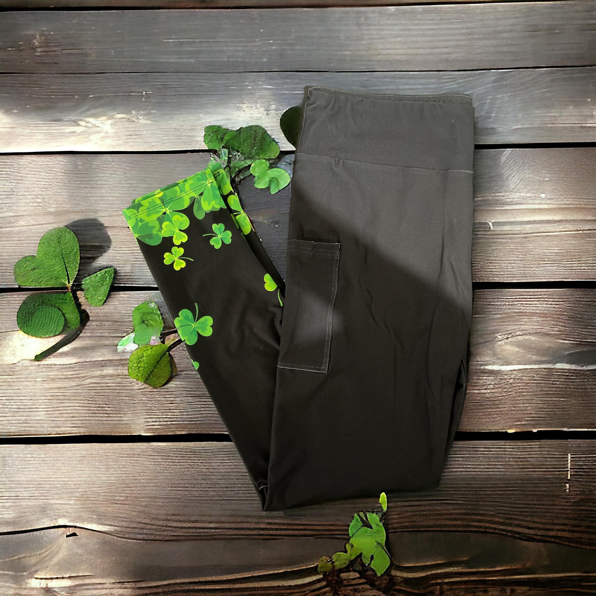 LUCKY DIPPED - LETS GET LUCKY RUN - LEGGING-Stay Foxy Boutique, Florissant, Missouri