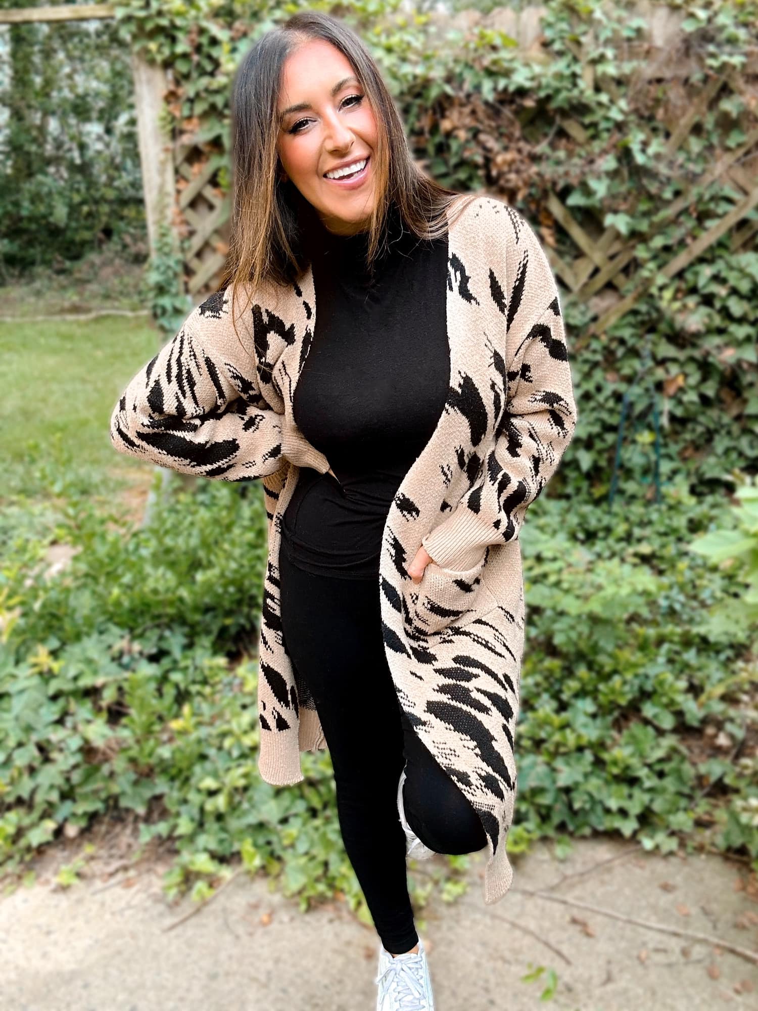 PREORDER: Harper Heavyweight Animal Print Cardigan-Womens-Stay Foxy Boutique, Florissant, Missouri