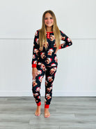 PREORDER: Matching Family Christmas Pajamas in Santa Cow-Womens-Stay Foxy Boutique, Florissant, Missouri