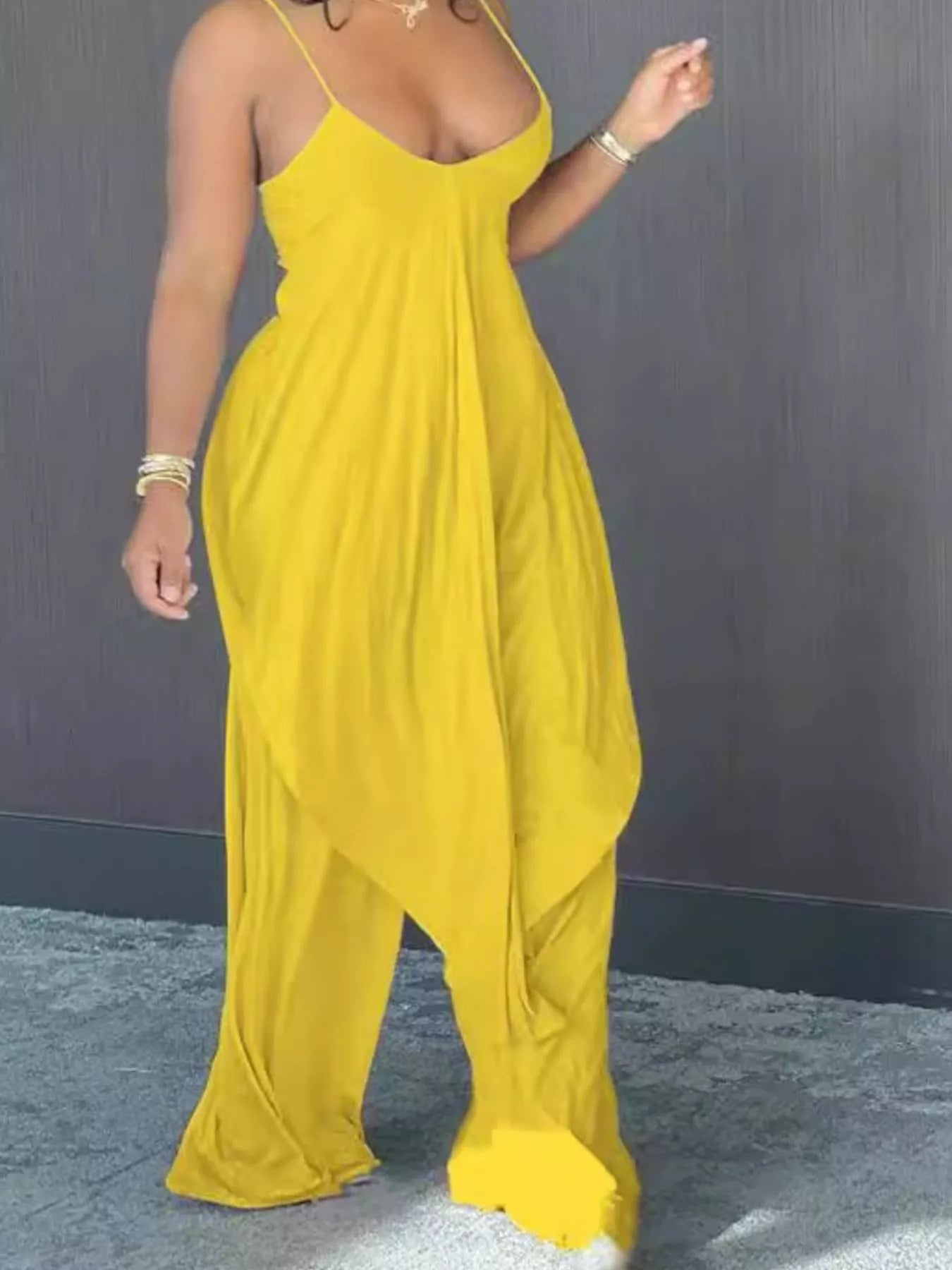 Full Size Asymmetrical Hem Cami and Pants Set Plus Size-Stay Foxy Boutique, Florissant, Missouri