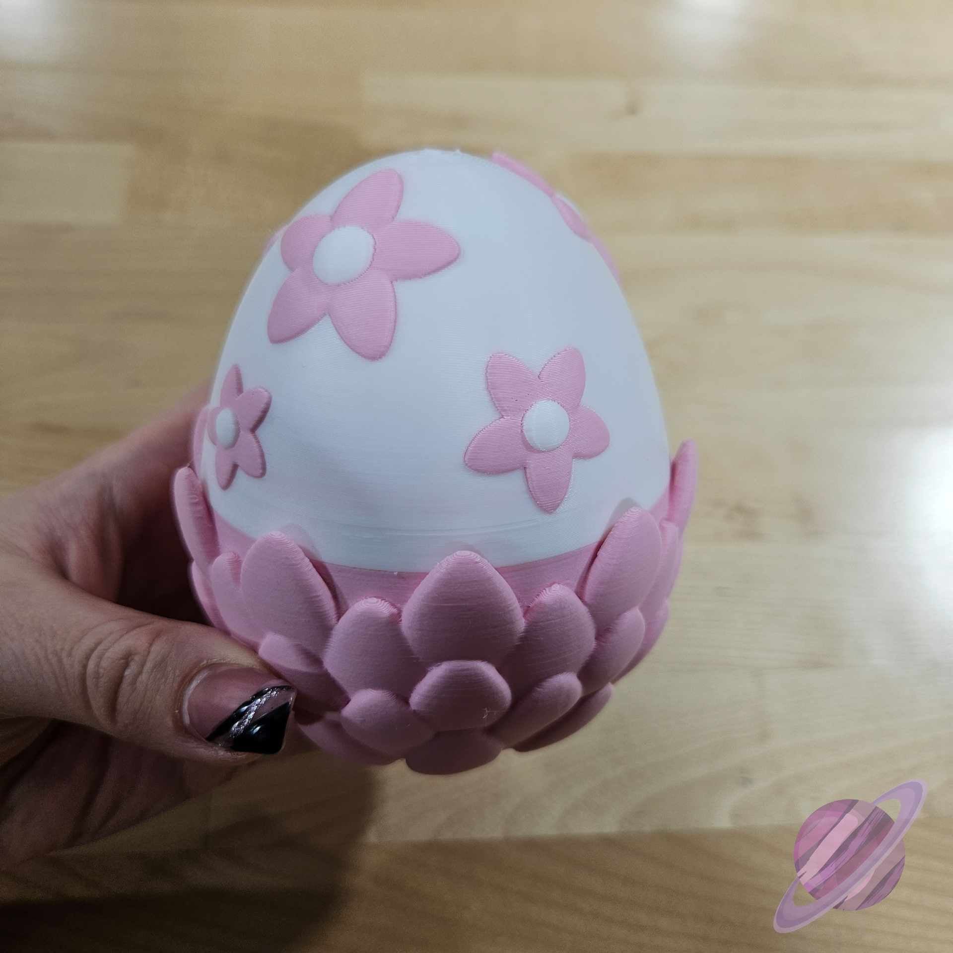 3D PRINTED PINK SAKURA DRAGON AND EGG-Stay Foxy Boutique, Florissant, Missouri
