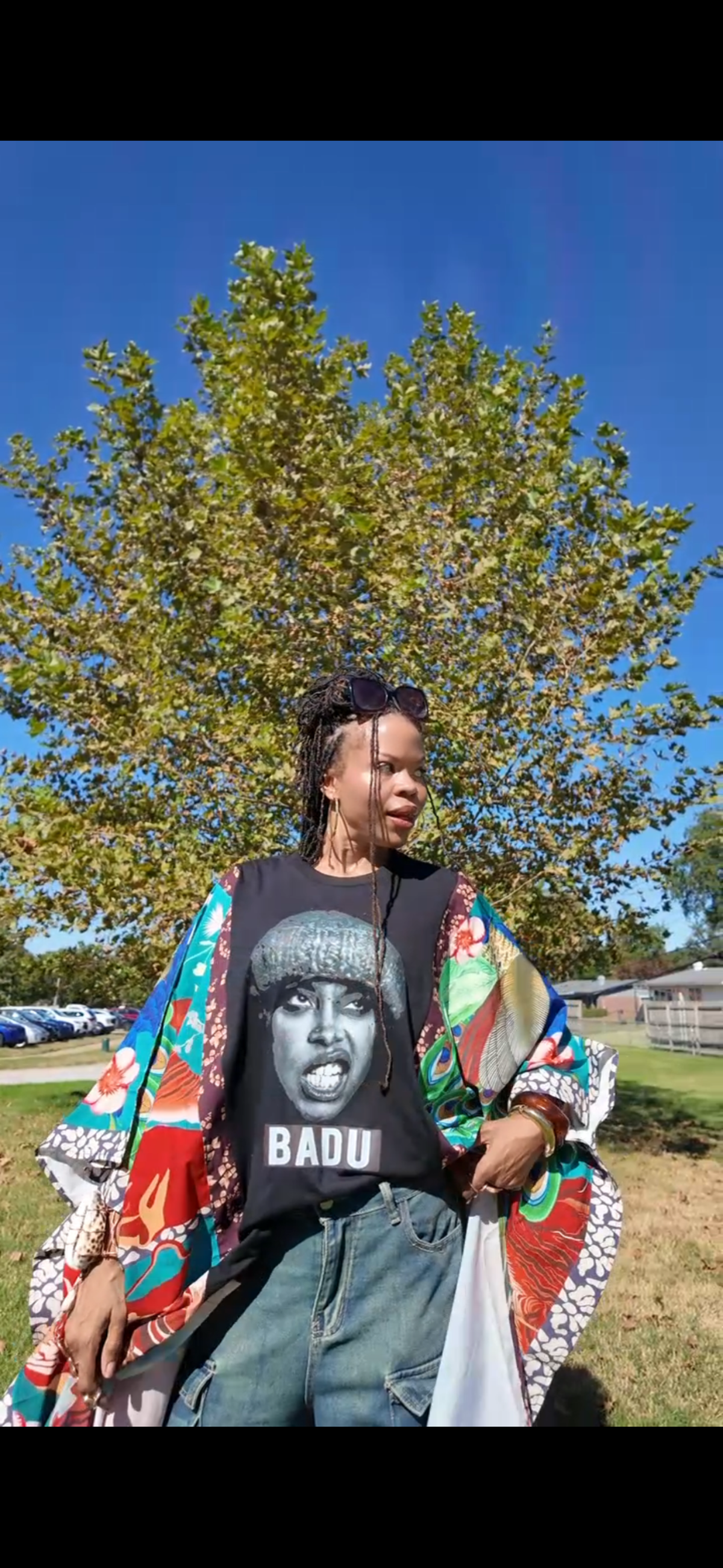 Badu | The Becoming Flowy Kimono Top 2 Scoops-Stay Foxy Boutique, Florissant, Missouri