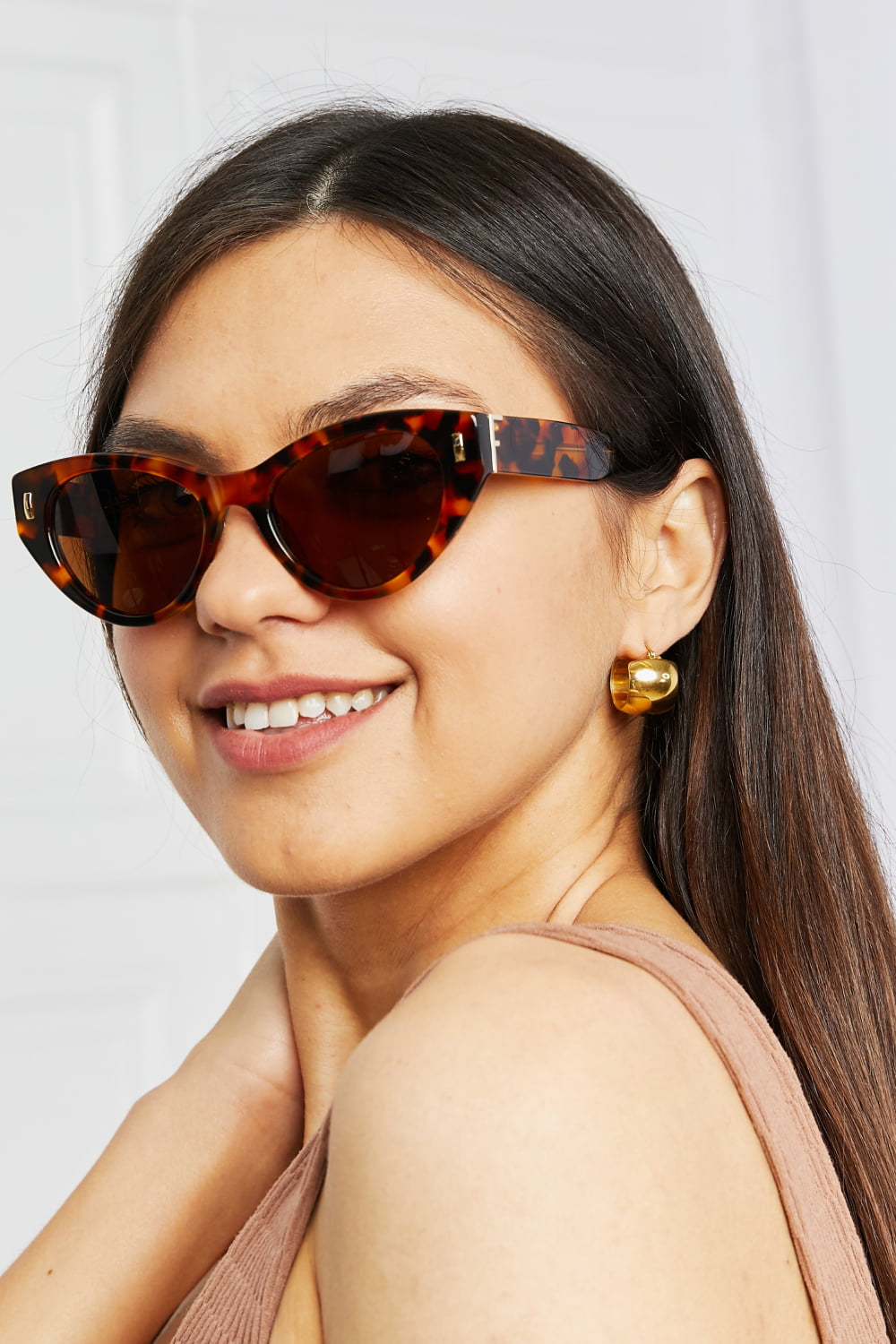 Tortoiseshell Acetate Frame Sunglasses-Stay Foxy Boutique, Florissant, Missouri
