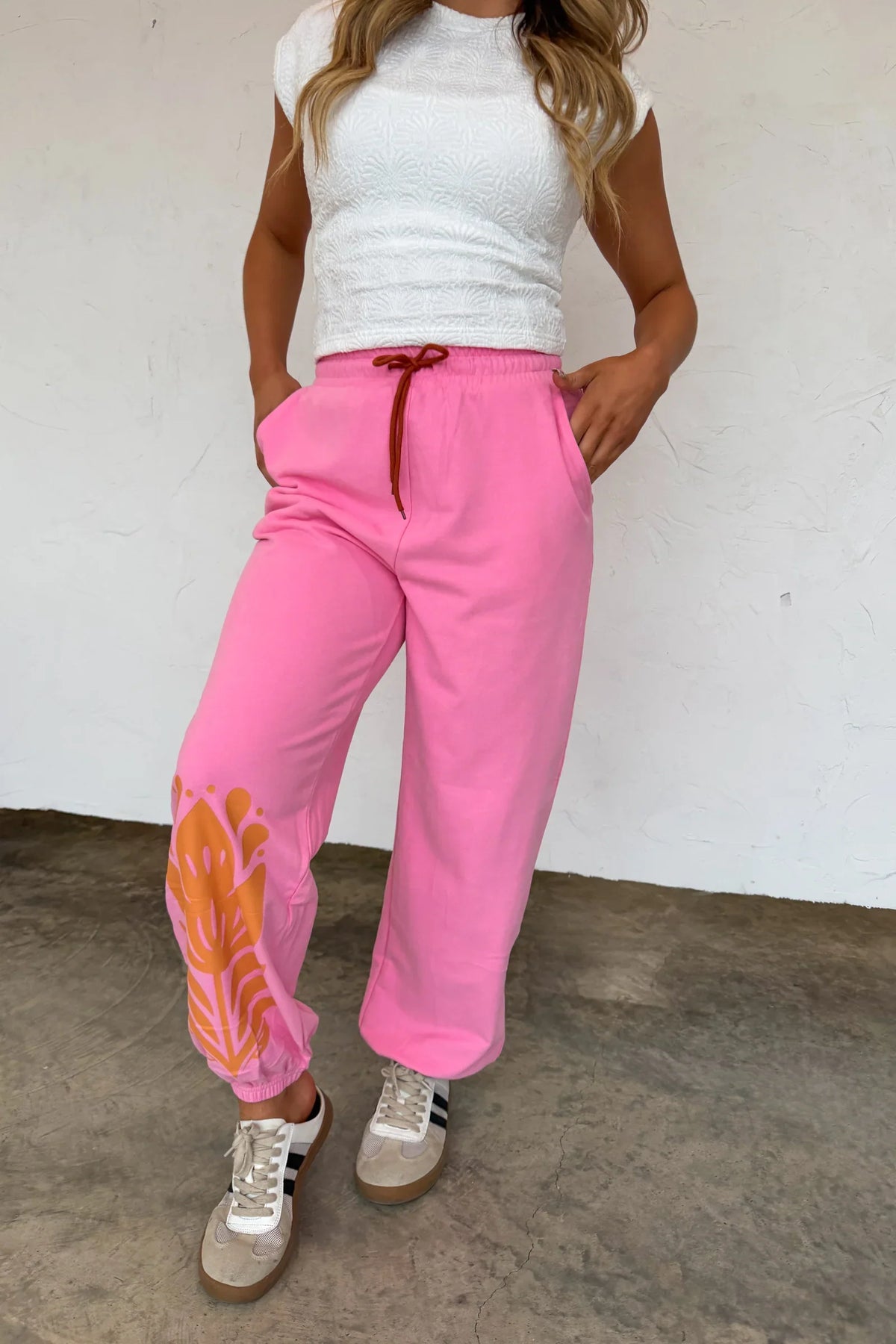 PREORDER: Blakeley Flower Power Joggers-Womens-Stay Foxy Boutique, Florissant, Missouri