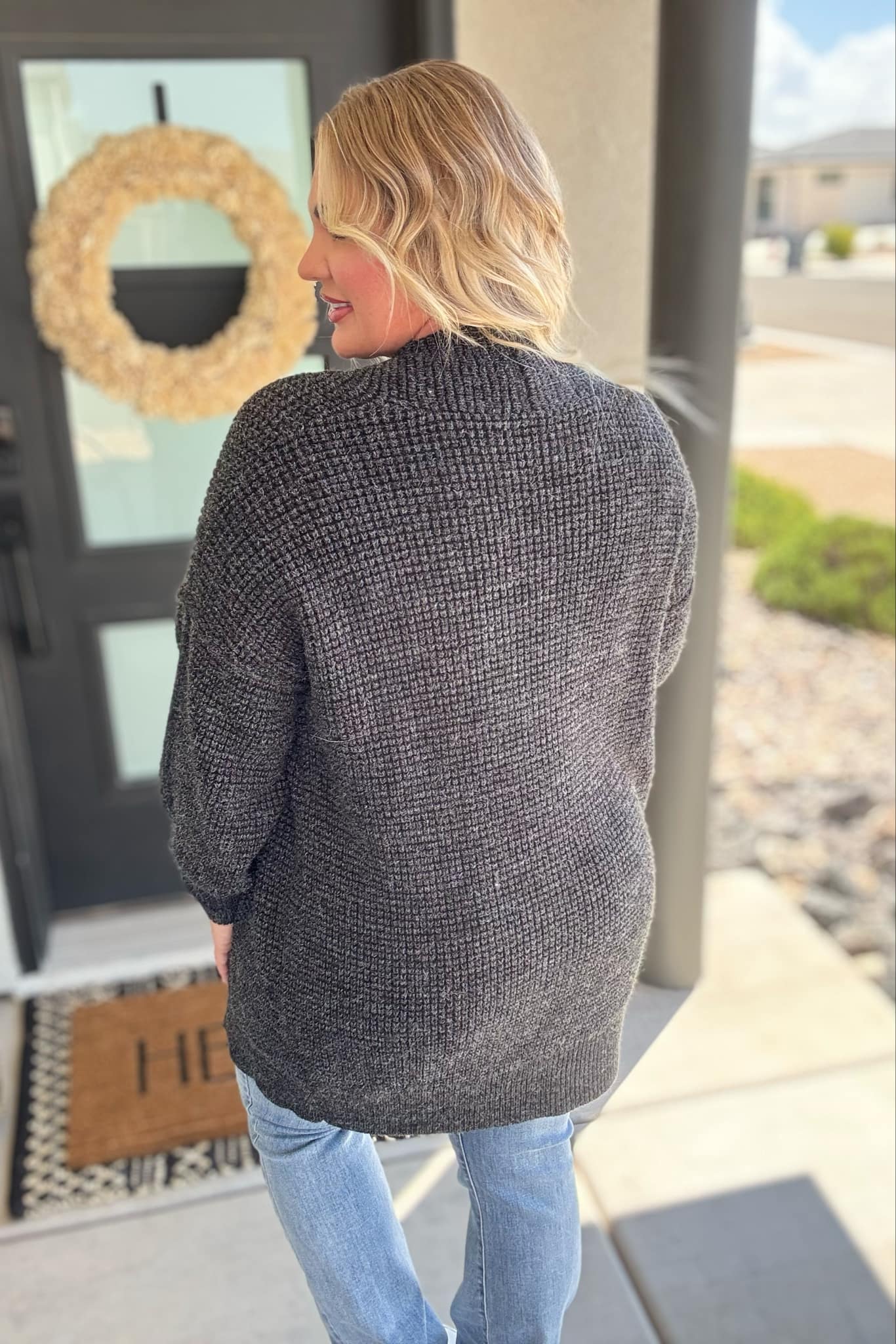 PREORDER: Contrast Trim Knit Cardigan in Four Colors-Womens-Stay Foxy Boutique, Florissant, Missouri