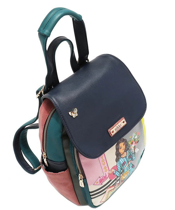 Nicole Lee USA Cat Eco-Leather Convertible Backpack Bag-Stay Foxy Boutique, Florissant, Missouri