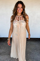 PREORDER: Ciao Bella Strappy Dress in Two Colors-Womens-Stay Foxy Boutique, Florissant, Missouri