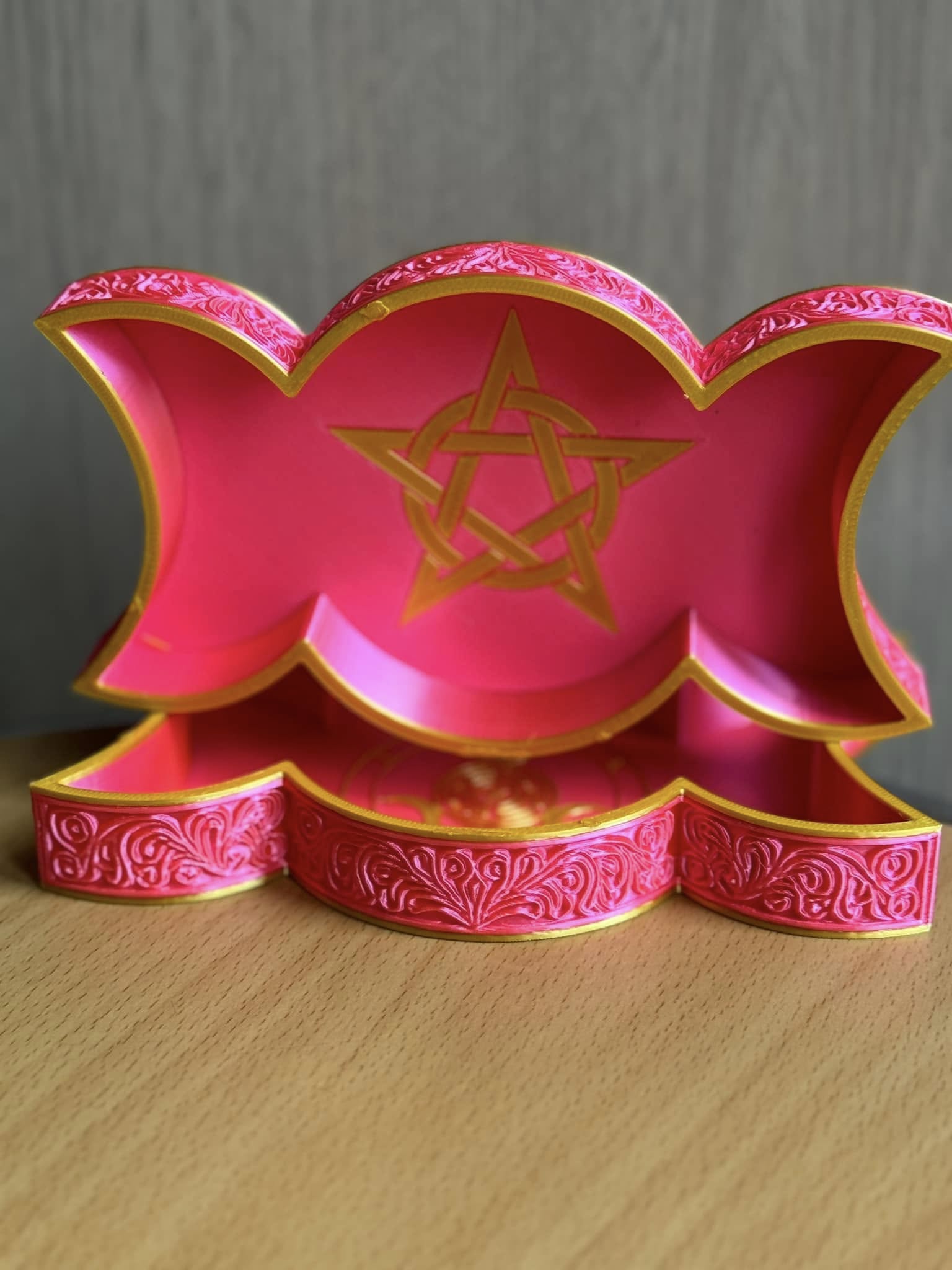 PENTACLE TRINKET DISH HOLDER-3D PRINTED-Stay Foxy Boutique, Florissant, Missouri