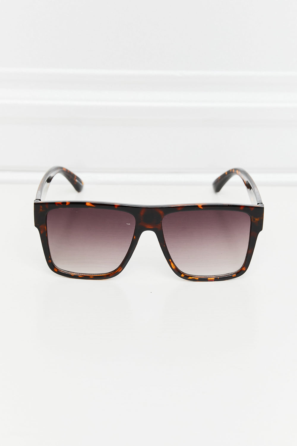 Tortoiseshell Square Full Rim Sunglasses-Stay Foxy Boutique, Florissant, Missouri