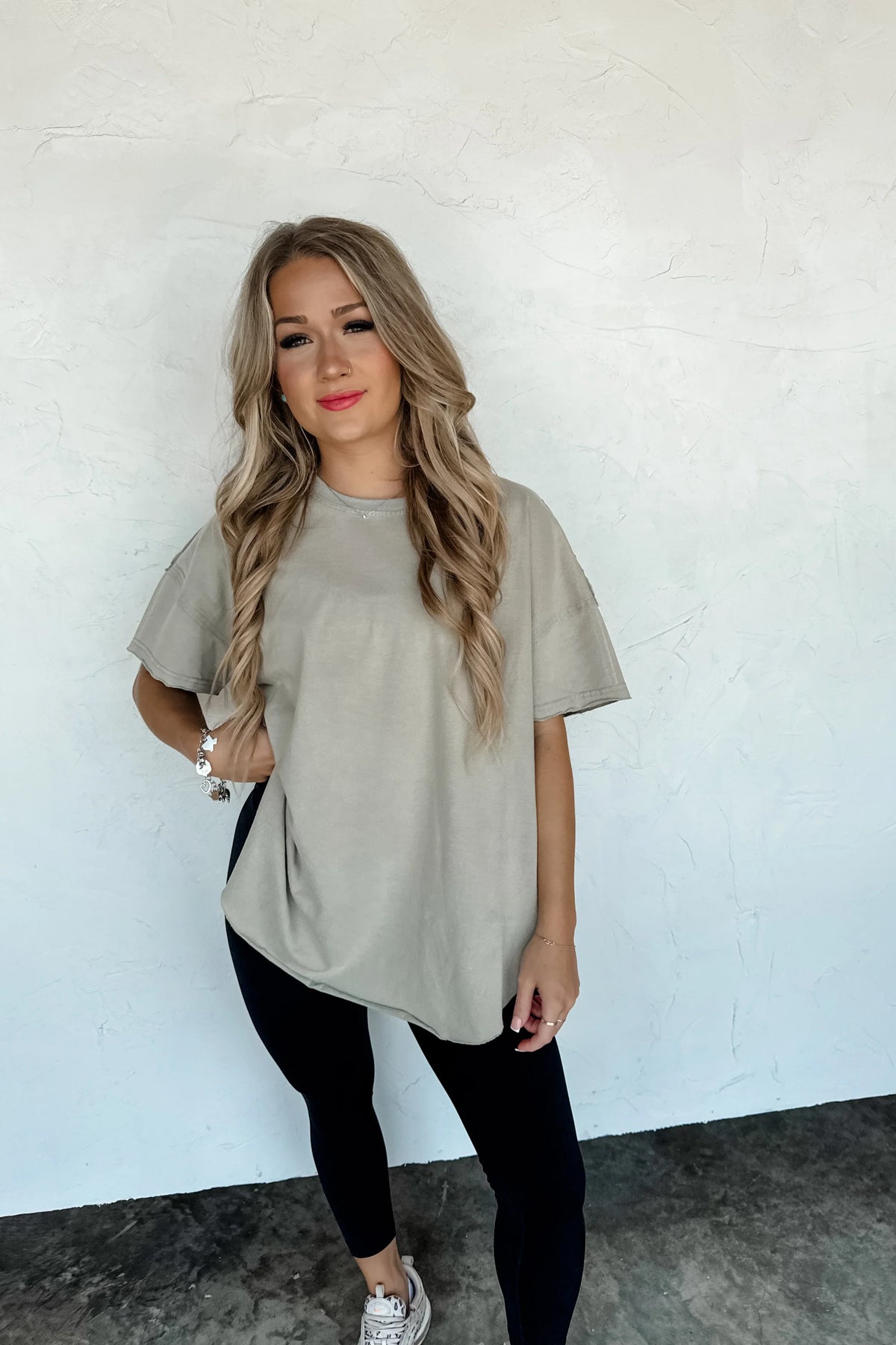 PREORDER: Joey Washed Cotton Boyfriend Tee Fall Colors-Womens-Stay Foxy Boutique, Florissant, Missouri