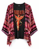 Nirvana | The Becoming Flowy Kimono Top 2 Scoops-Stay Foxy Boutique, Florissant, Missouri
